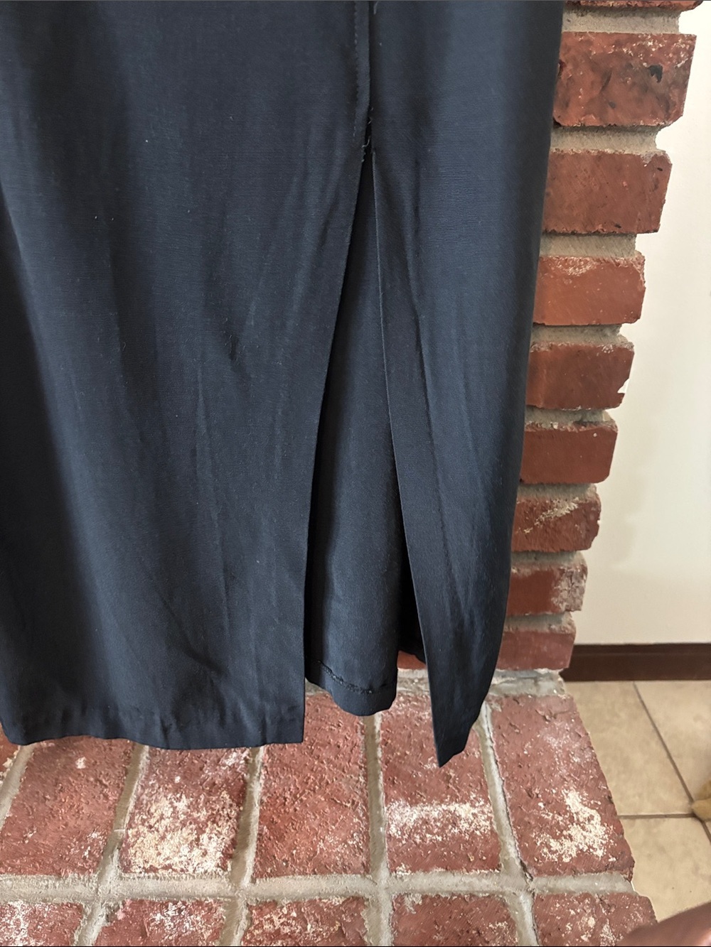 Vintage Blondie & Me Black Sleeveless Button-Accent Maxi Dress Made in USA - Picture 6 of 9